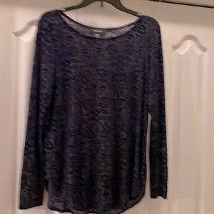 Karen Kane Velvet Burnout tee. Shirttail style. New with tag.